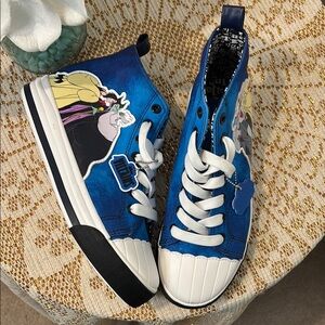 Ground Up Disney Villians Sneakers with Sporty High-Top Design Size 7.5